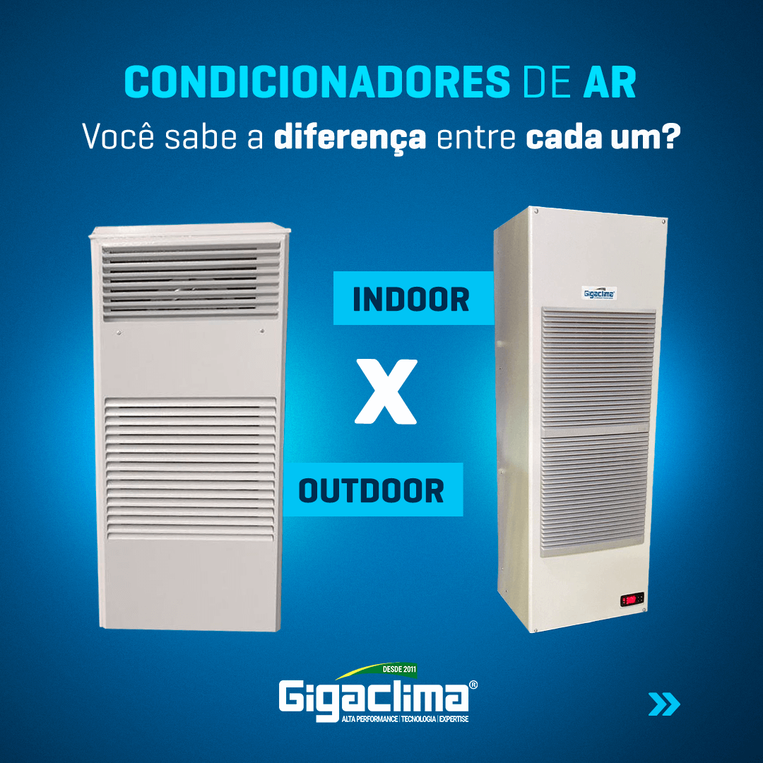 Condicionadores de ar Outdoor x Indoor