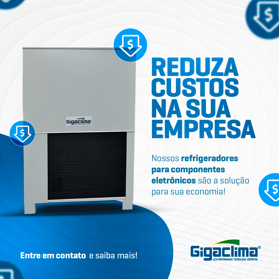 Nossos refrigeradores para componentes eletrônicos são a solução para sua economia!