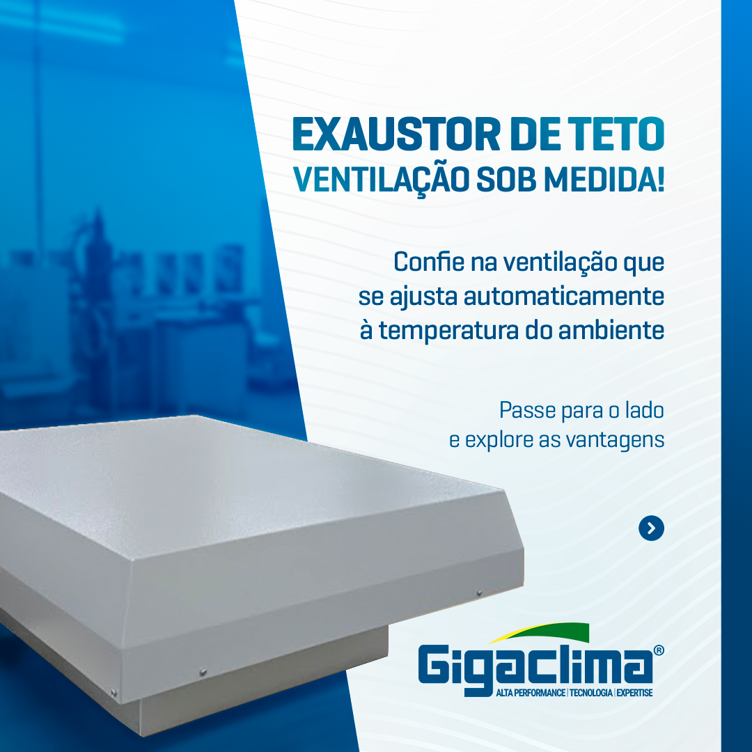 Confie na ventilação que se ajusta automaticamente à temperatura do ambiente!